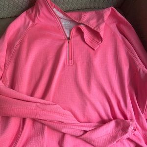 Hot pink athletic pull over